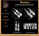 Bonehands - Reproduction Hand-Carved Cuckoo Clock Hands