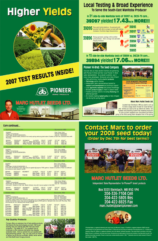 16-page booklet brochure